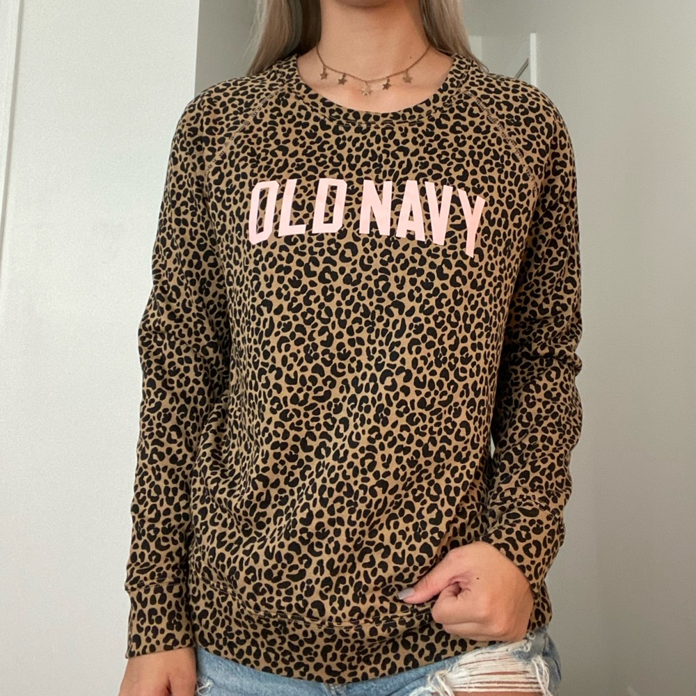 Leopard Old Navy Sweatshirt